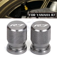 cnc aluminum tire valve air port cover stem caps motorcycle accessories for yamaha yzf r7 yzfr7 yzf r7 motorbike 2021 2022