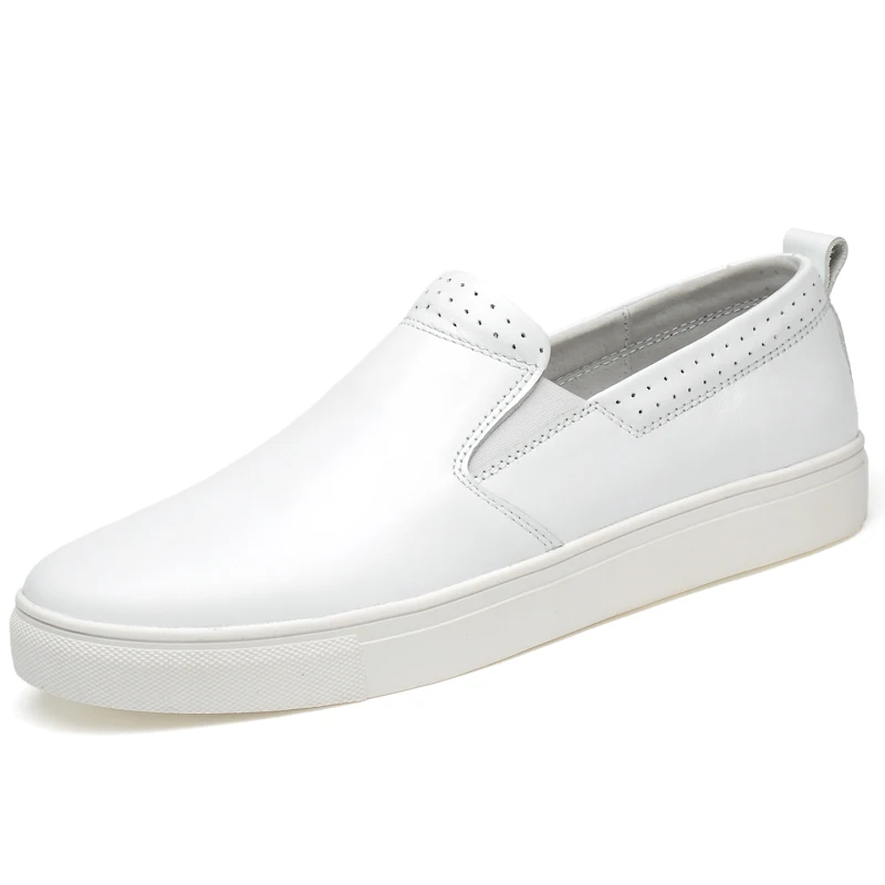 Мужские кожаные туфли CLAXNEO повседневные лоферы из натуральной кожи для прогулок