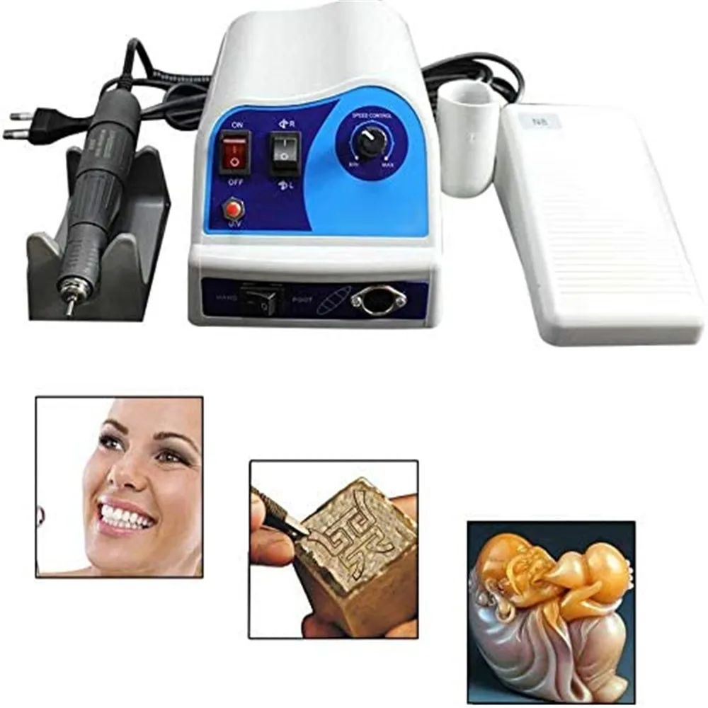 NEW Dental Lab Marathon N8 Electric Micromotor Polishing + 45K rpm Marathon Handle Variable Foot Control