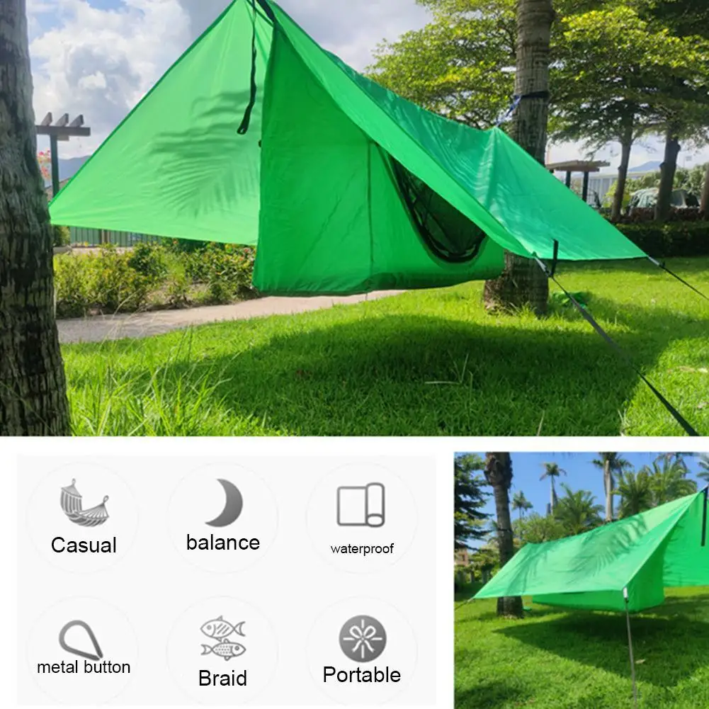 

Outdoor Camping Shelter Tree Tent Mosquito Net Hammock Canopy Tent Set Outdoor Pergola Anti-mosquito Rainproof Suspension Tent