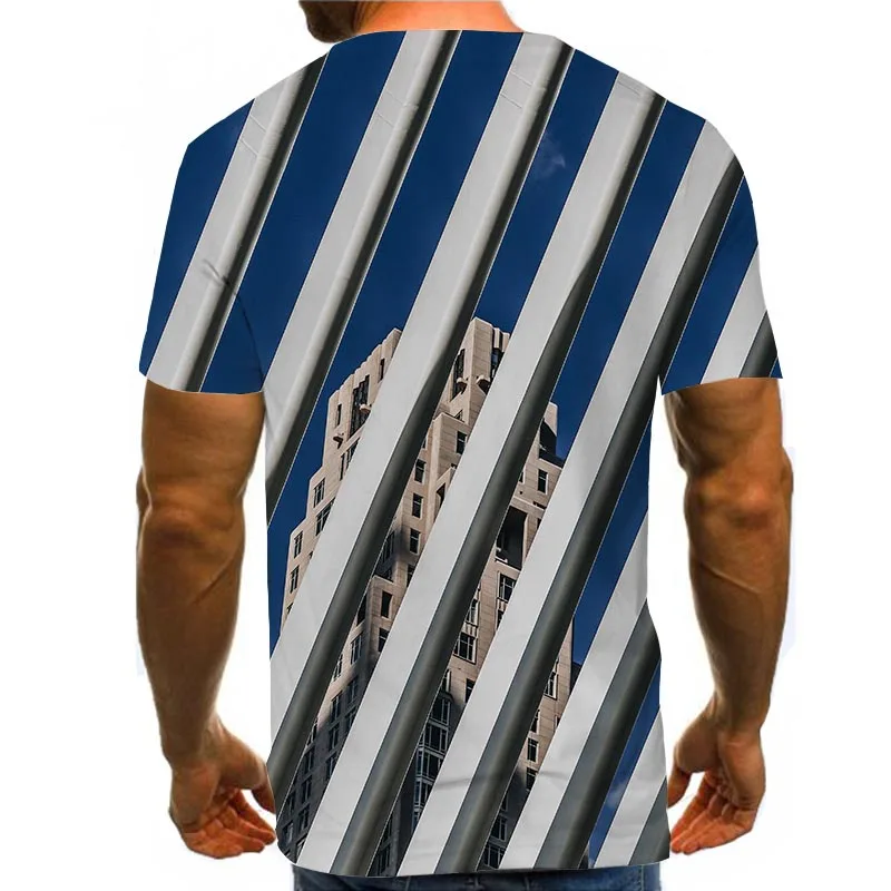 

Men Graphic T Shirts Round Neck 3D Print Summer Short Sleeve Daily Top Tees