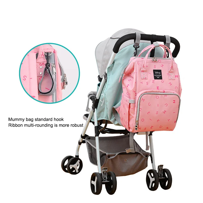 Disney Orignal Brand Maternal Bag For Nappies Fashion Large Capacity Multifunction Baby Mom Diaper Backpack Travel | Мать и ребенок