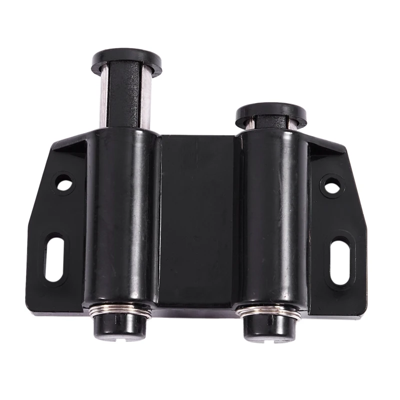 Черная пластиковая металлическая двойная Магнитная нажимная головка дверная