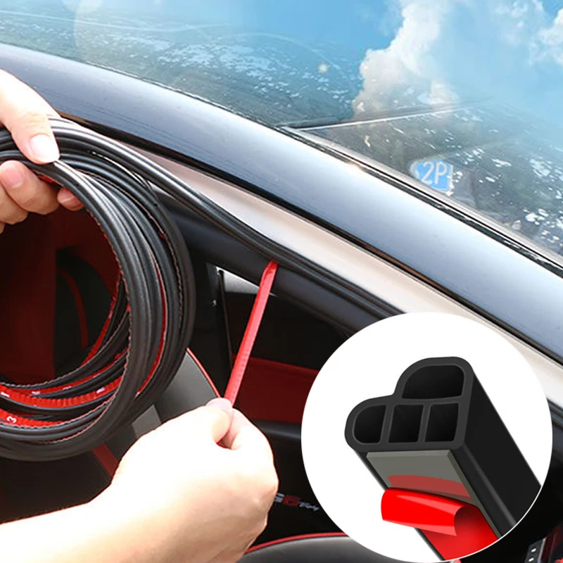 

Car Door Rubber Seal Strips Double Layer Sealing Stickers For Audi A3 A4 A5 A6 A7 A8 B6 B7 B8 C5 C6 Tt Q3 Q5 Q7 S3 S4