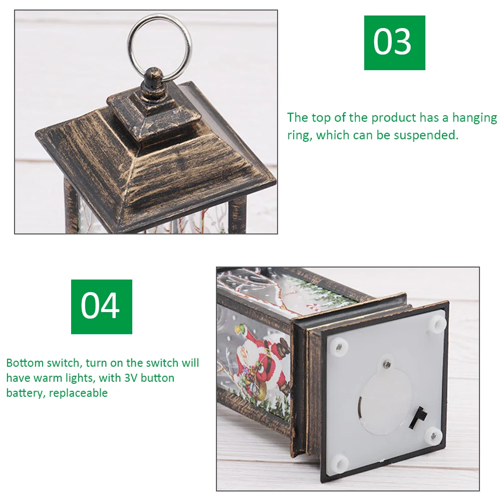 Рождественская свеча светодиодсветильник Чи Рождественское украшение вечерние