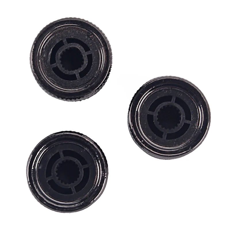 

Volume Tone Control Metal Knob Silver with Pearl Abalone Top ETC Guitar Bass