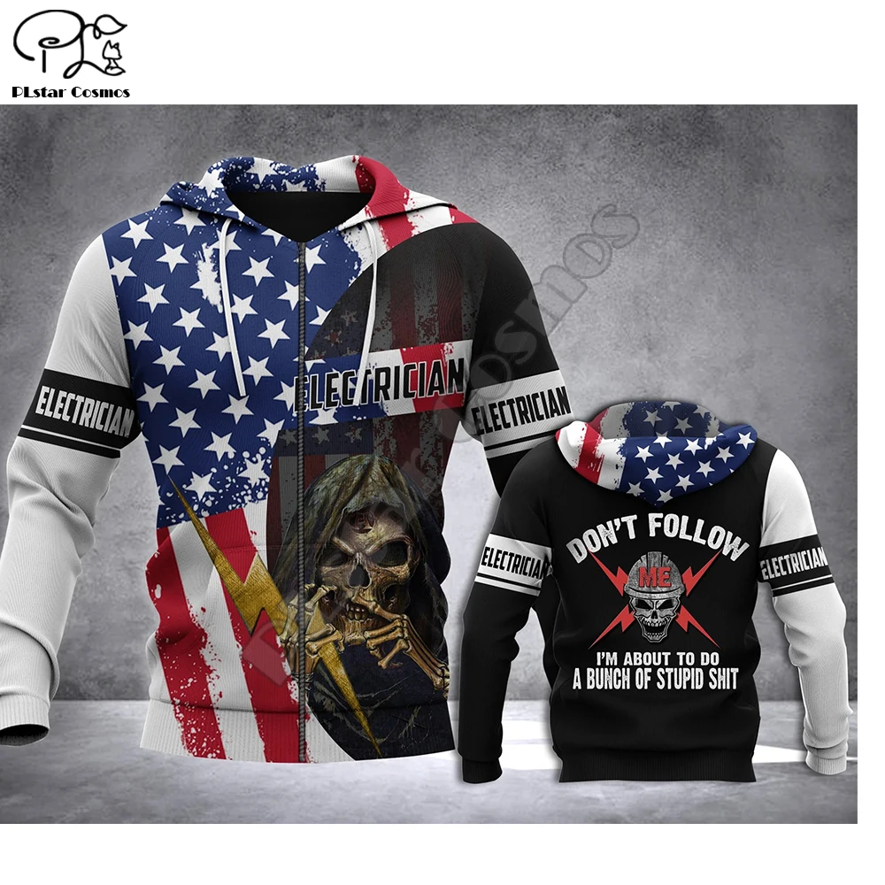 

PLstar Cosmos 3DPrint Electrician Lineman IronWorker Harajuku Streetwear Men/Women Unisex Funny Zip Hoodie/Sweatshirt/Jacket-a12
