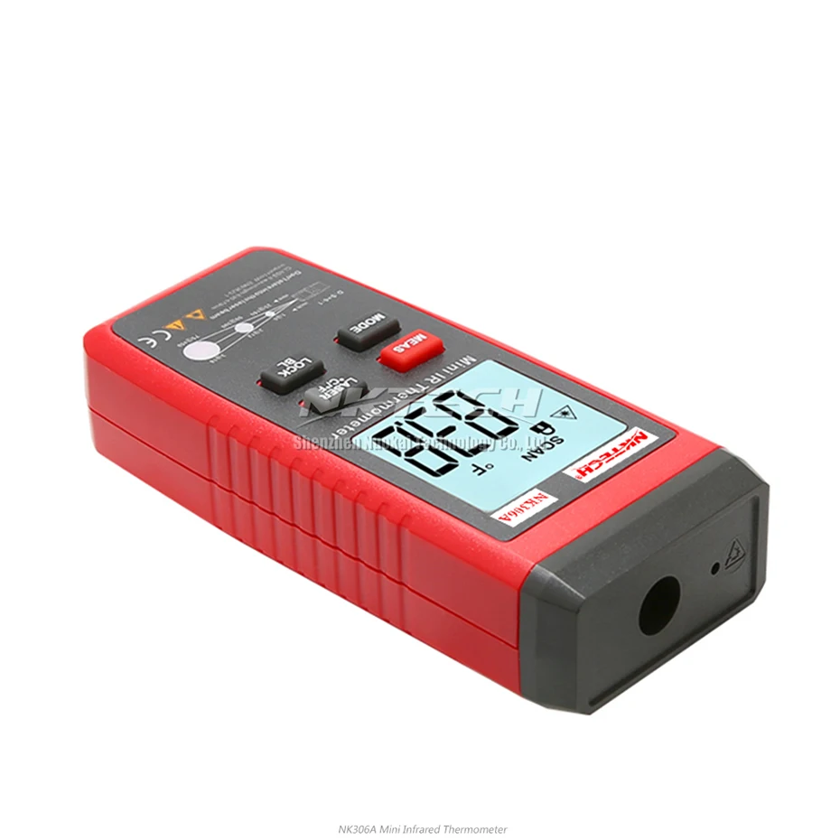 Цифровой инфракрасный термометр NKTECH NK306A Мини ЖК тестер 35 ~ 300/ 31 572F ИК измеритель
