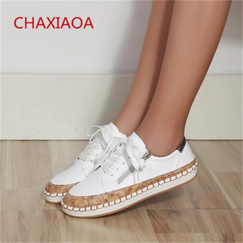 

CHAXIAOA Flowers Prints Women Casual Sneakers Round Toe Lace Up Shoes Ethnic Style Outdoor Sports Shoes Woman Running Sneakers
