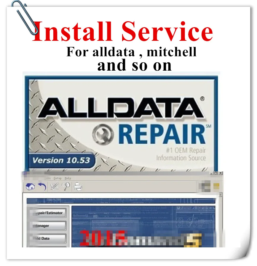 Служба установки 2021 для Alldata и Мишеля программное обеспечение ремонта