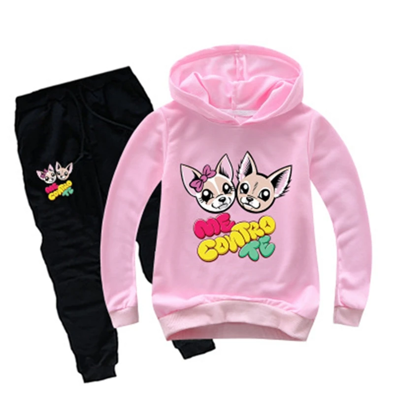 New 2-14Y Fashion me contro te Clothes Set Kids Tracksuit Boys Sport Suit Girls Teen Long Sleeve Sweatshirt Hoodies Pants 2pcs