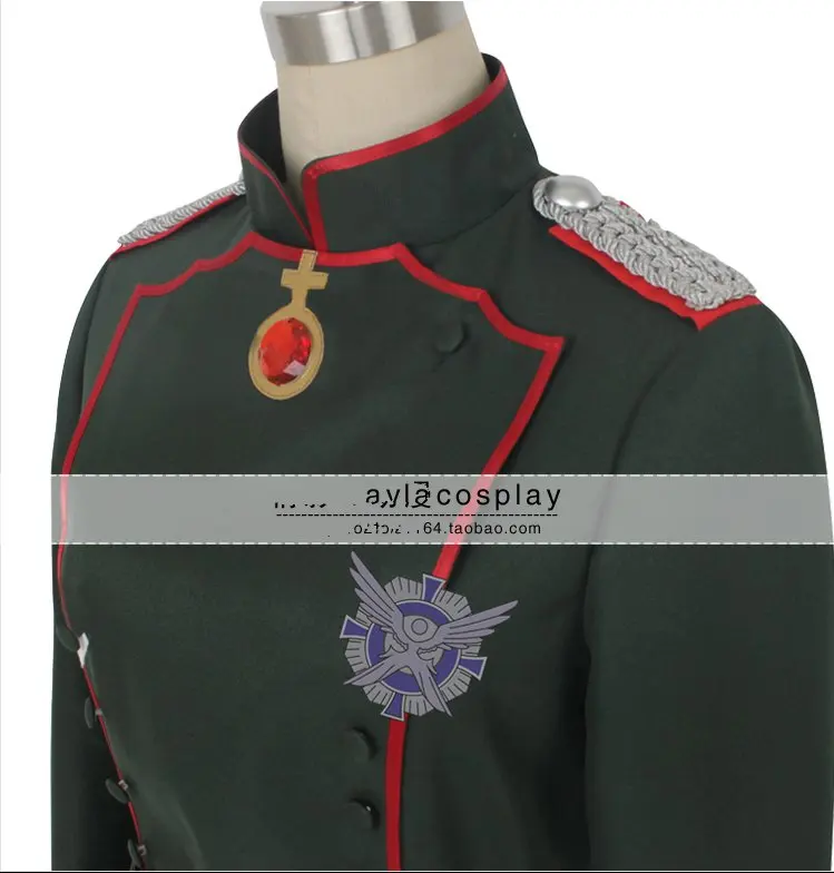 

Anime Saga of Tanya the Evil Youjo Senki Tanya von Degurechaff Cosplay Costume Custom Made halloween costumes for women men