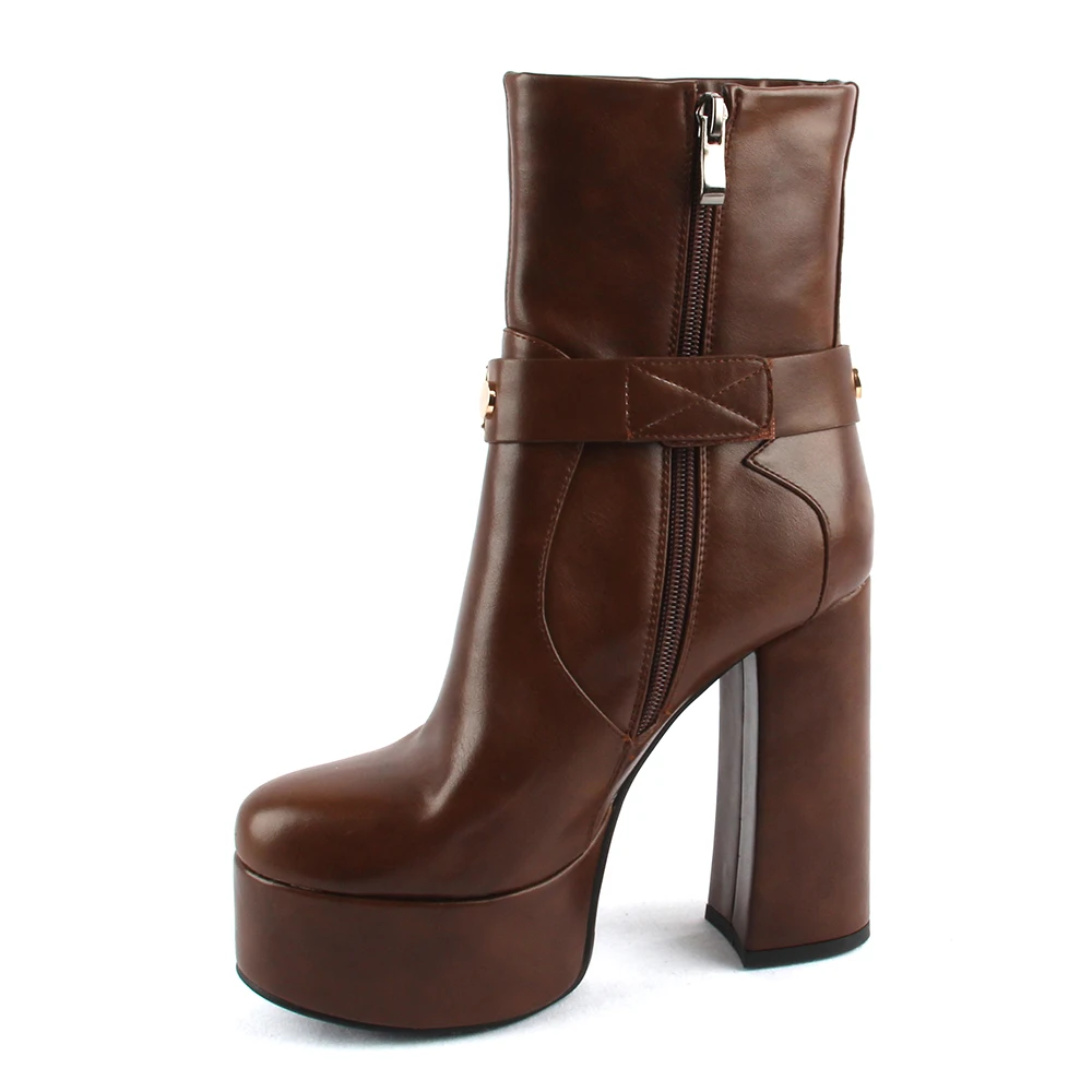 Женские сексуальные зимние черные ботильоны на платформе женские модные ботинки