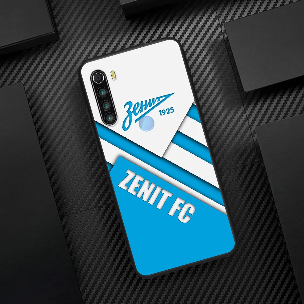 

FC Zenit Phone Case Cover Hull For XIAOMI Redmi 7 7A 8 8A 9 9C Note 6 7 8 9 9S K20 Pro K30 black Hoesjes Pretty Prime Luxury
