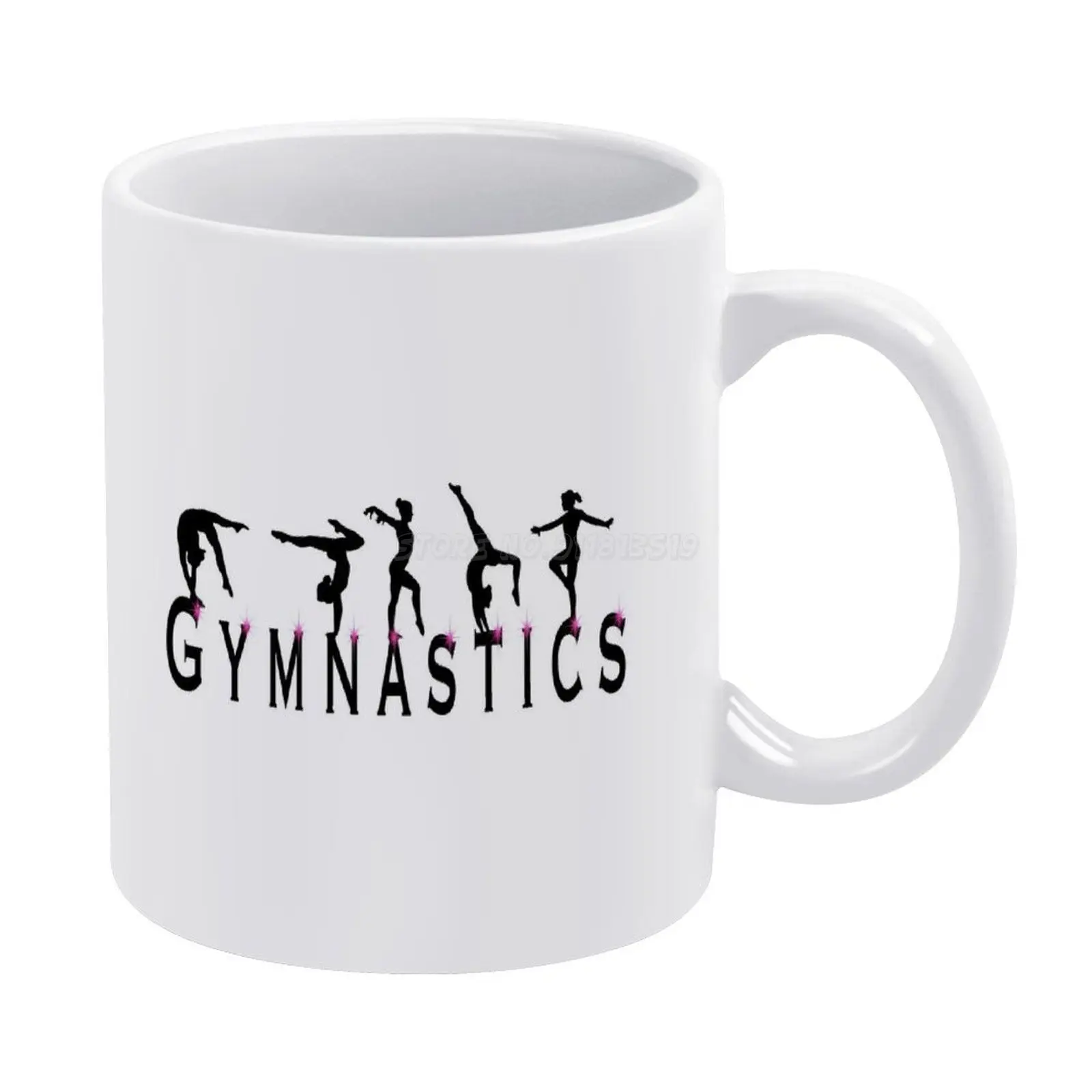 Гимнастическая белая кружка 11 унций забавные керамические чашки для кофе чая