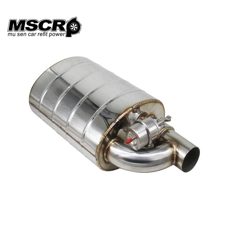 Выхлопная труба из нержавеющей стали с 3 &quotнаклонным наконечником на 3&quot вход