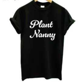 

Завод няня с буквенным принтом, женская футболка, хлопок, свободный покрой, забавная Футболка для леди Yong девушки верхний тройник битник Tumblr...