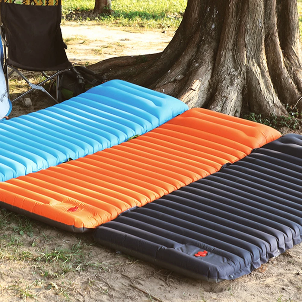 

Outdoor Inflatable Air Mattress Foot Inflation Automatic Portable Foldable Picnic Blanket Air Cushion Sleeping Bed Mat