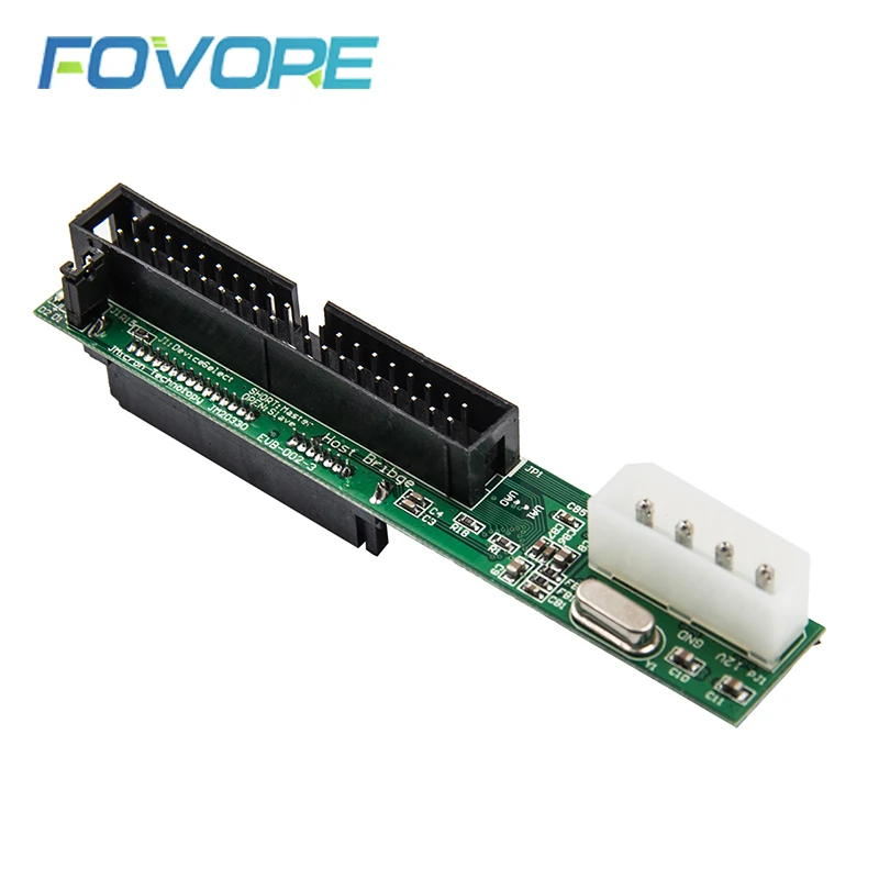 Адаптер переходник Sata IDE 7 + 15Pin 2 5 Female на 3 inch 40 контактный для ATA 133 100 HDD CD DVD серийный
