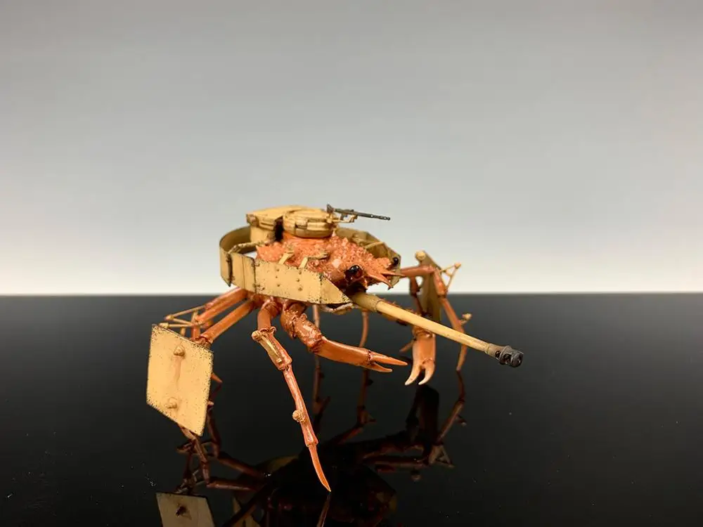 Фантазия креативная стимпанк IV колесница мех Краб миниатюры Неокрашенная Смола