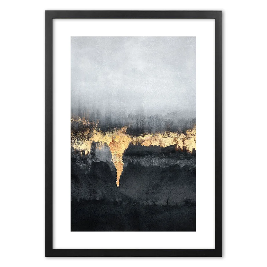 

Современный светильник в скандинавском стиле Роскошные абстрактные скандинавские художественные обои для картин пейзаж настенные картин...