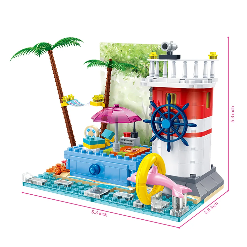 banbao four seasons summer pencil vase photo frame phone holder building blocks office tools for valentines girl boy friend gift free global shipping