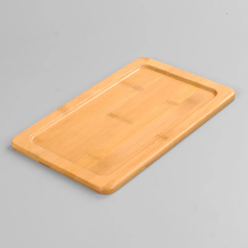 Бамбуковый поднос для чая дренажный воды семейный чайный набор стол комнаты