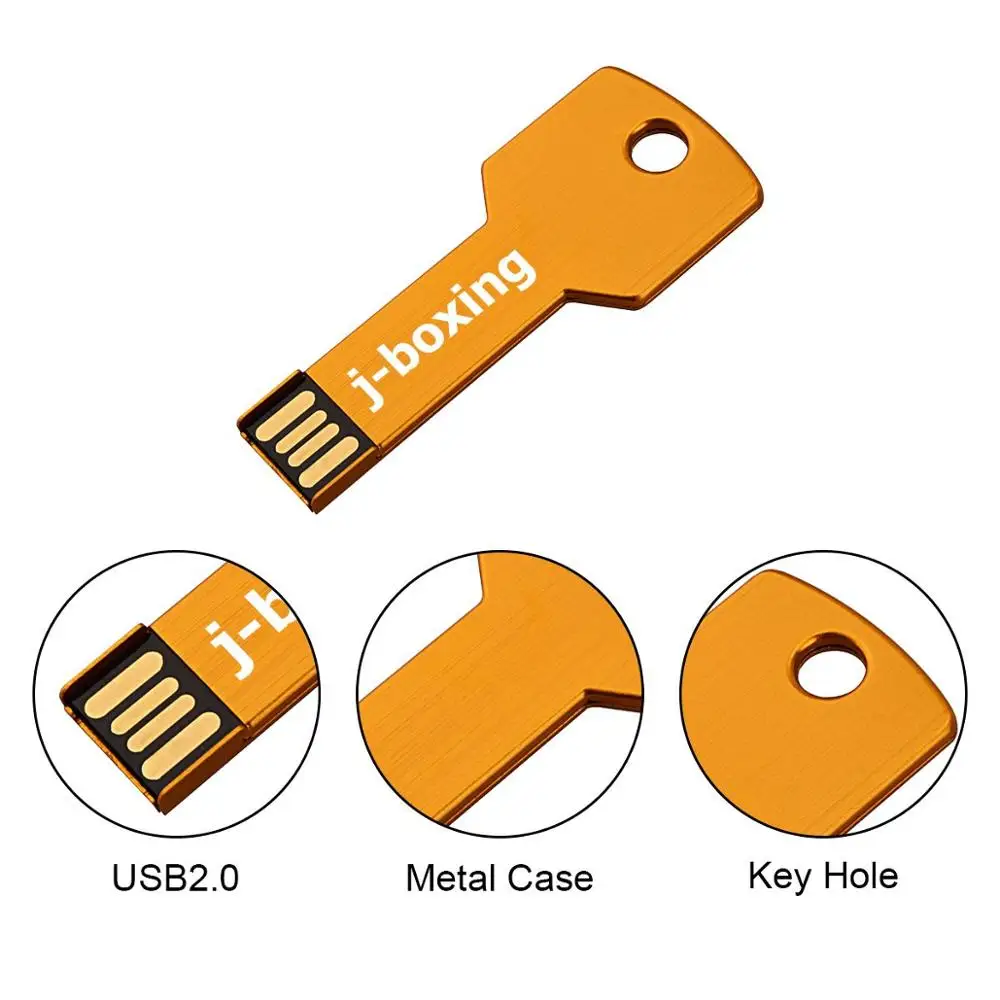 Металлический USB флеш накопитель J boxing 8 ГБ 2 0|USB флэш-накопители| |