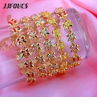 jjfoucs gold color metal butterfly link anklet rhinestone jewelry female crystal small animals anklet beach foot chain bracelet