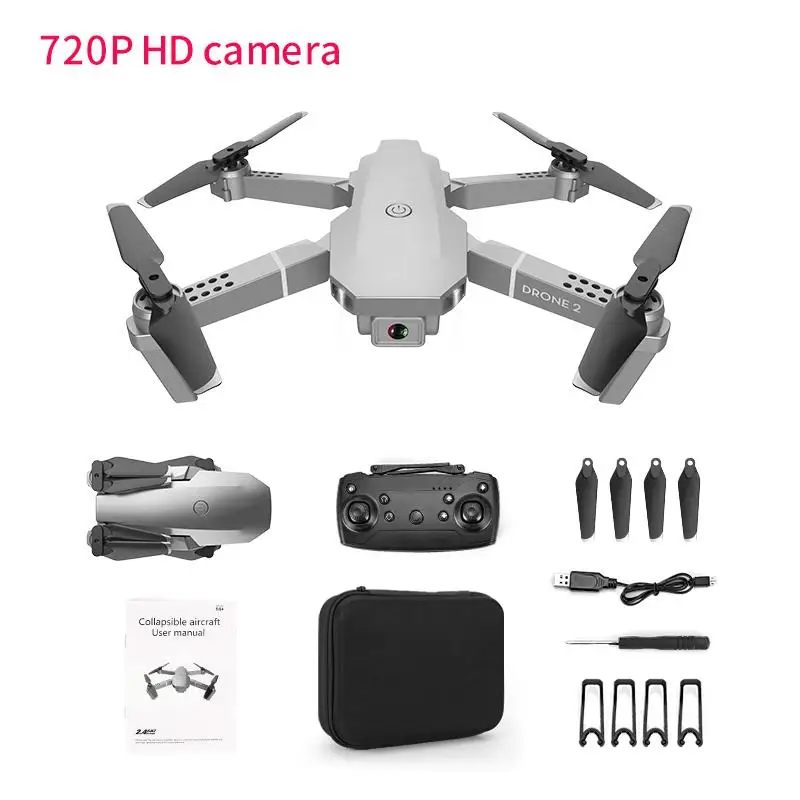 

DishyKooker E68 Remote Control Upgraded Drone Wide Angle 4K 720P 1080P HD Camera Quadcopter Foldable WiFi FPV Four-axis Drone