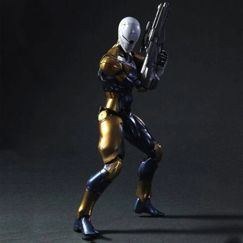 

24cm Metal Gear Play Arts PVC Action Figure PA Movable Gray Fox Model Toys