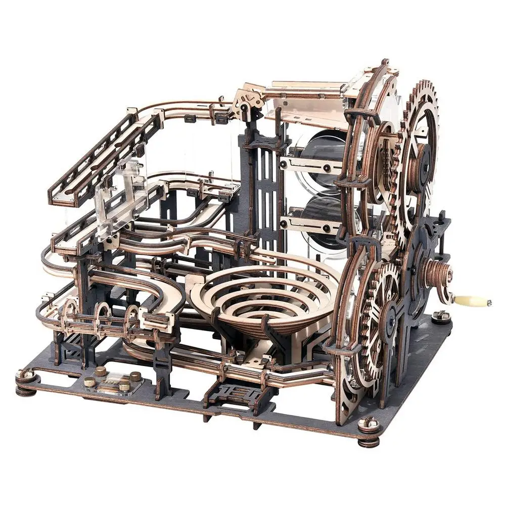 

Мраморный ночной город DIY деревянная модель наборы строительных блоков трехмерная сборка модель ночного города детская сборка игрушка под...