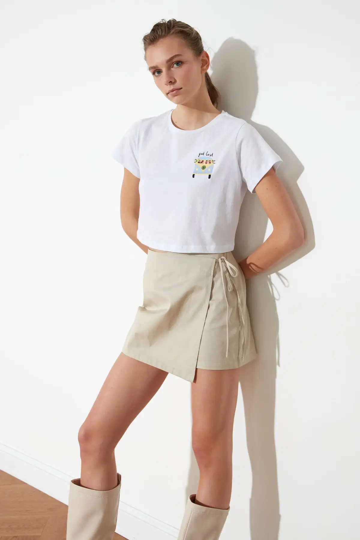 Шорты на шнуровке и бермуды TWOSS21SR0044 | Женская одежда