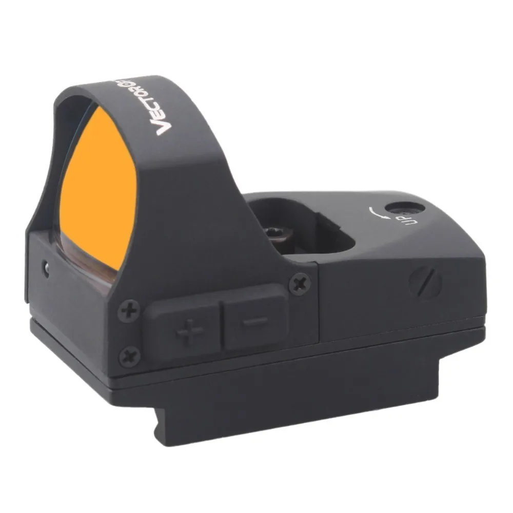 Векторная оптика дух 1x25 мини красная точка зрения Охота подходит пистолет Glock 9 мм или 21 мм Pincatinny батарея сторона вынимается