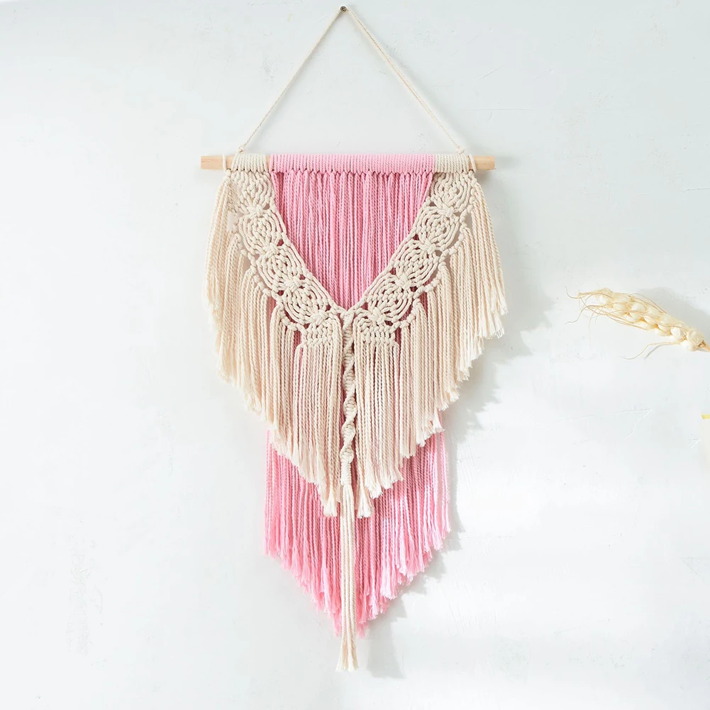 

Nordic Handmade Weave Tapestry Pendant Home Living Room Wall Hanging Decoration