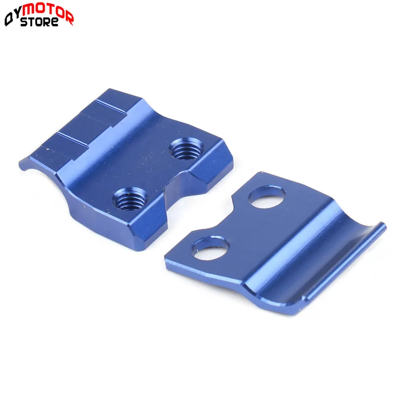 CNC синий тормозной шланг хомуты держатель для YZ WR 125 250 YZF WRF 450 MX линия мотокросса