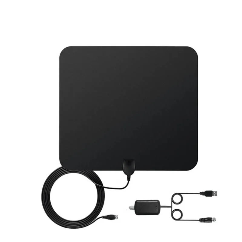 

Цифровая антенна 60-120 миль 4K 1080P с высоким коэффициентом усиления HDTV антенна, совместимая с HDTV, VHF антенны УКВ антенна