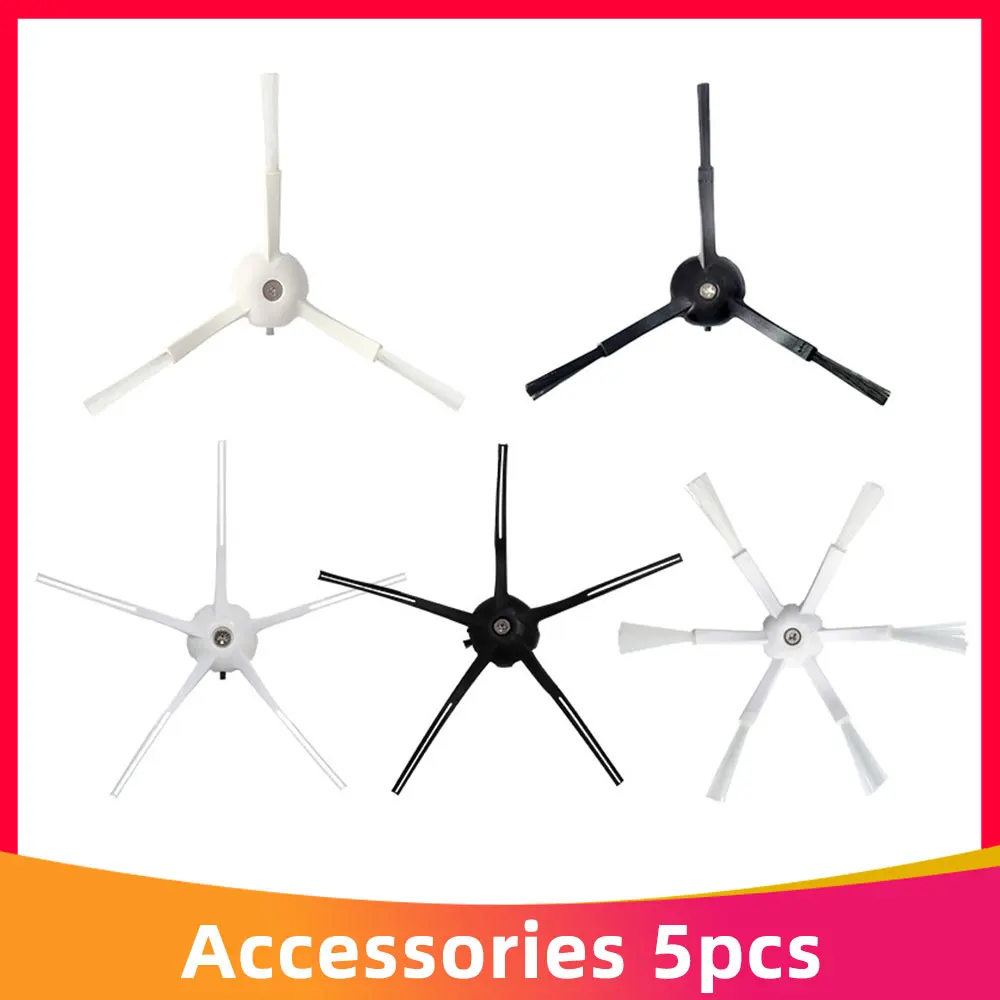 Черно белого цвета доступен в 5 Арм 3 рукы 6 Arm боковая щетка для Roborock S5 Max S50 S51 S55 S6 MaxV