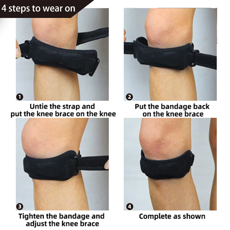 

1pcs Patella Band Knee Strap Patella Support Tibia Band Kneepad for Volleyball Basketball Fitness Gym Pain Relief Knee Protector