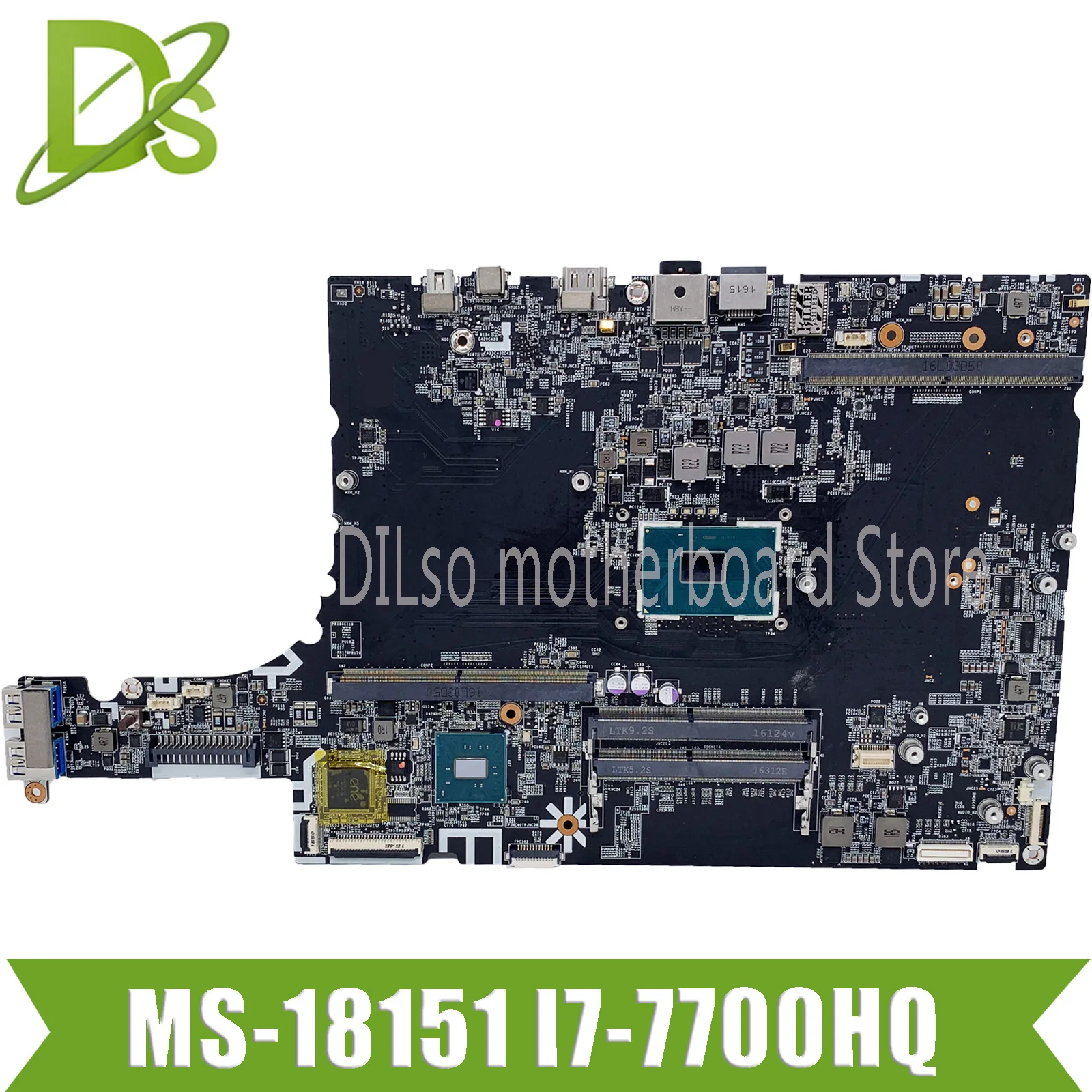 

KEFU MS-18151 FOR MSI MS-1815 GT83VR LAPTOP MOTHERBOARD WITH I7-7700HQ CPU 100% Tested original