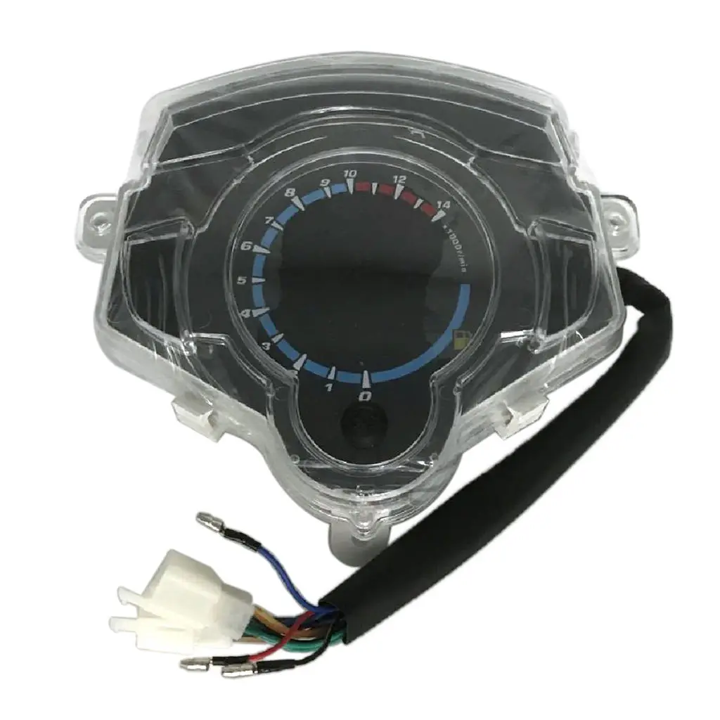 

Motorcycles Odometer Speedometer Tachometer KMH Gauge Universal LCD