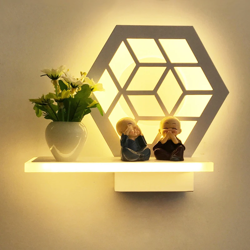 Акриловый светодиодный настенный светильник s прикроватный для гостиной квартир