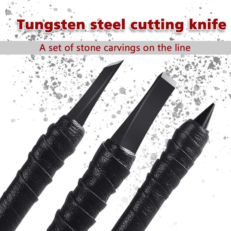 Набор ножей из вольфрамовой стали для гравировки по дереву 10 шт. ручная резьба