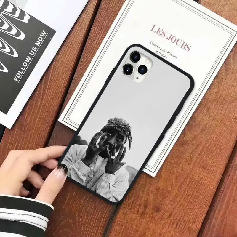 

2Pac Tupac American rapper Phone Case for iPhone 11 12 pro XS MAX 8 7 6 6S Plus X 5S SE 2020 XR