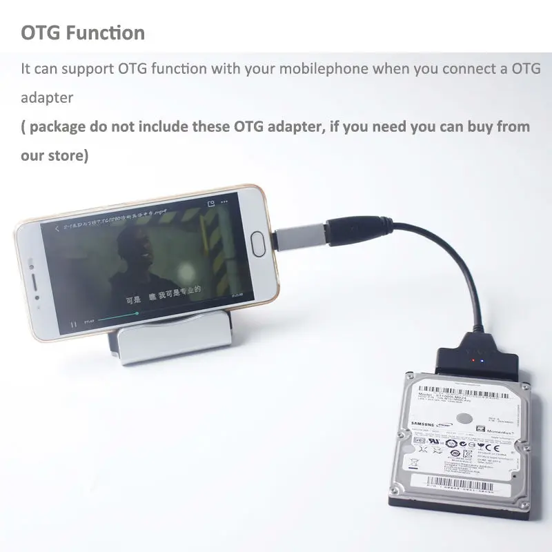 Адаптер SATA III USB 3 0 кабель внешний жесткий диск к Serial ATA 22pin конвертер W/UASP для 2 5