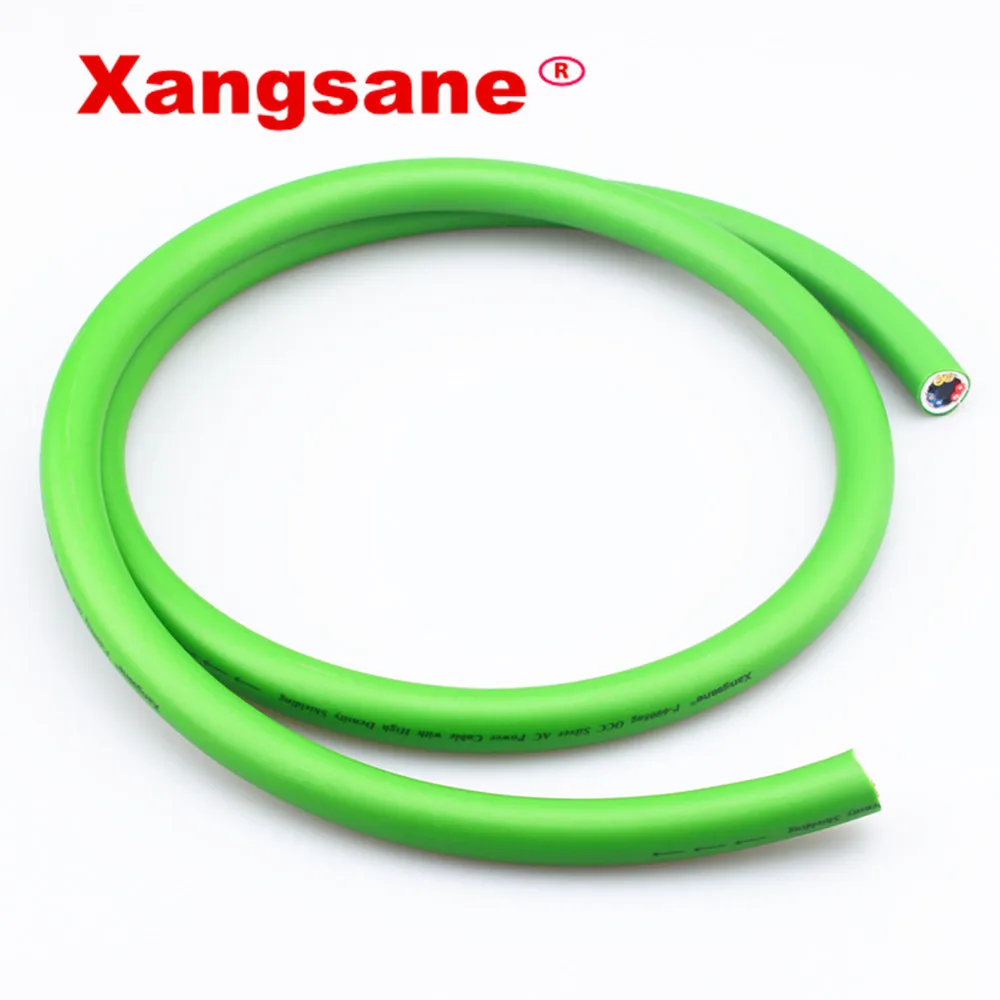 

Xangsane P-6008Ag HIFI 7N OCC Silver-Plated Power Cord High-Fidelity DIY Audio Cable Bulk Power Cord audiophile audio amplifier