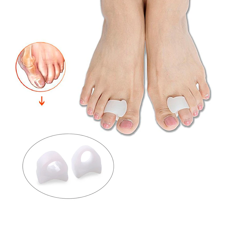 

Hallux Valgus Corrector Toe Separator Big Bone Bunion Corrector Pedicure Silicone Foot Fingers Toe Stretcher Foot Care Tools