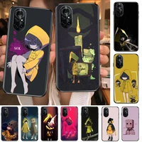 little nightmares clear phone case for huawei honor 20 10 9 8a 7 5t x pro lite 5g black etui coque hoesjes comic fash design
