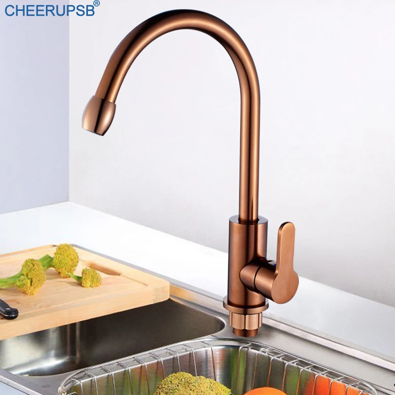 Rubinetto Cucina кухонный кран для раковины алюминиевый холодной воды смеситель 360