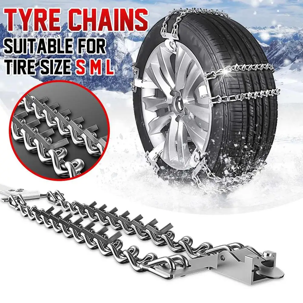 Универсальный автомобильный снежные цепи шина для колеса противоскользящая